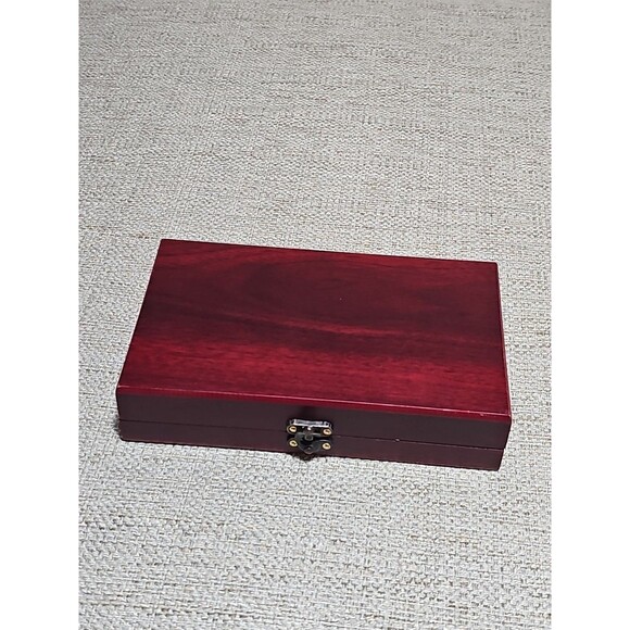 Double Deck Playing Cards Box with Hinged Lid with 5 dices NEW Sealed **READ - Picture 5 of 7